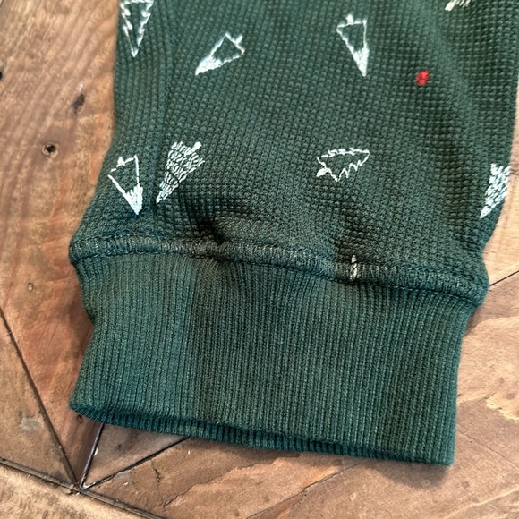 Waffle Knits Tree Motif Jumpsuit SZ S - Picture 8 of 8